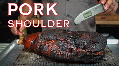 how to cook a pork shoulder on gas grill